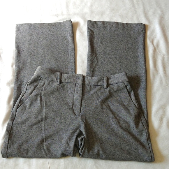 Express Trouser High Rise Wide Leg Gray Pants - Picture 10 of 17